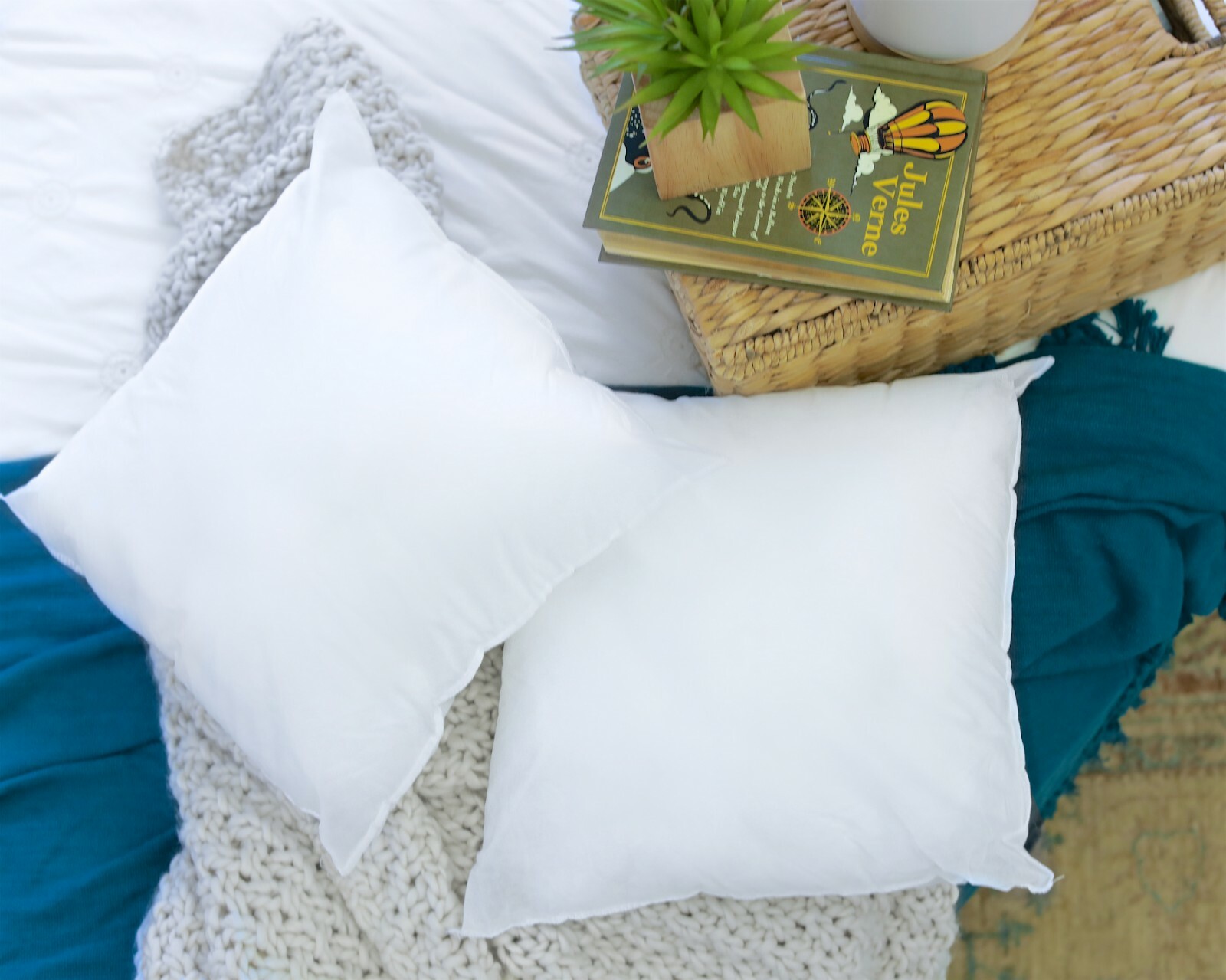 Soltekonline Foamily Hypoallergenic Square Euro Pillow Form