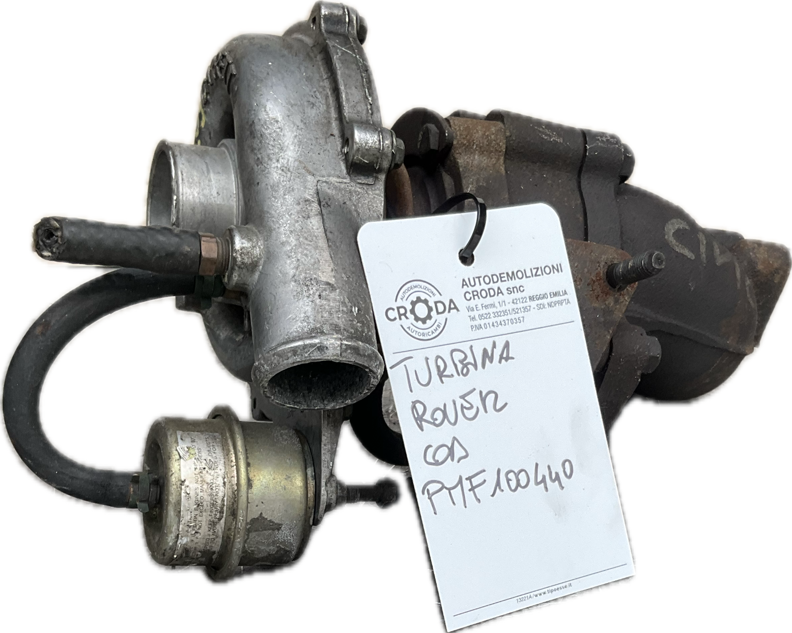 Turbo turbina per modello: MG ROVER codice: PMF100440 GT1549 ricambio usato