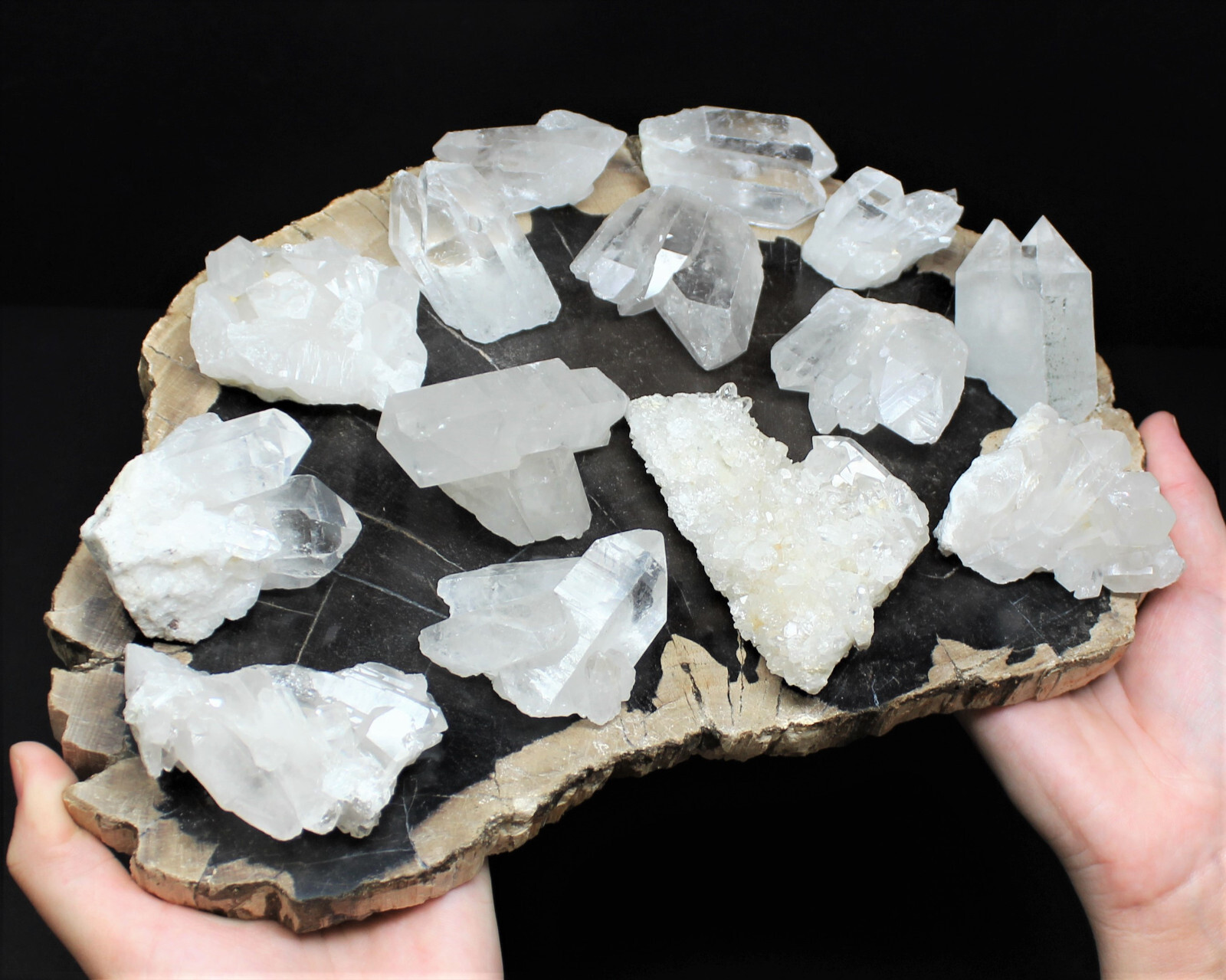 Natural Clear Quartz Crystal Clusters Wholesale Bulk Lots (Premium Quality)