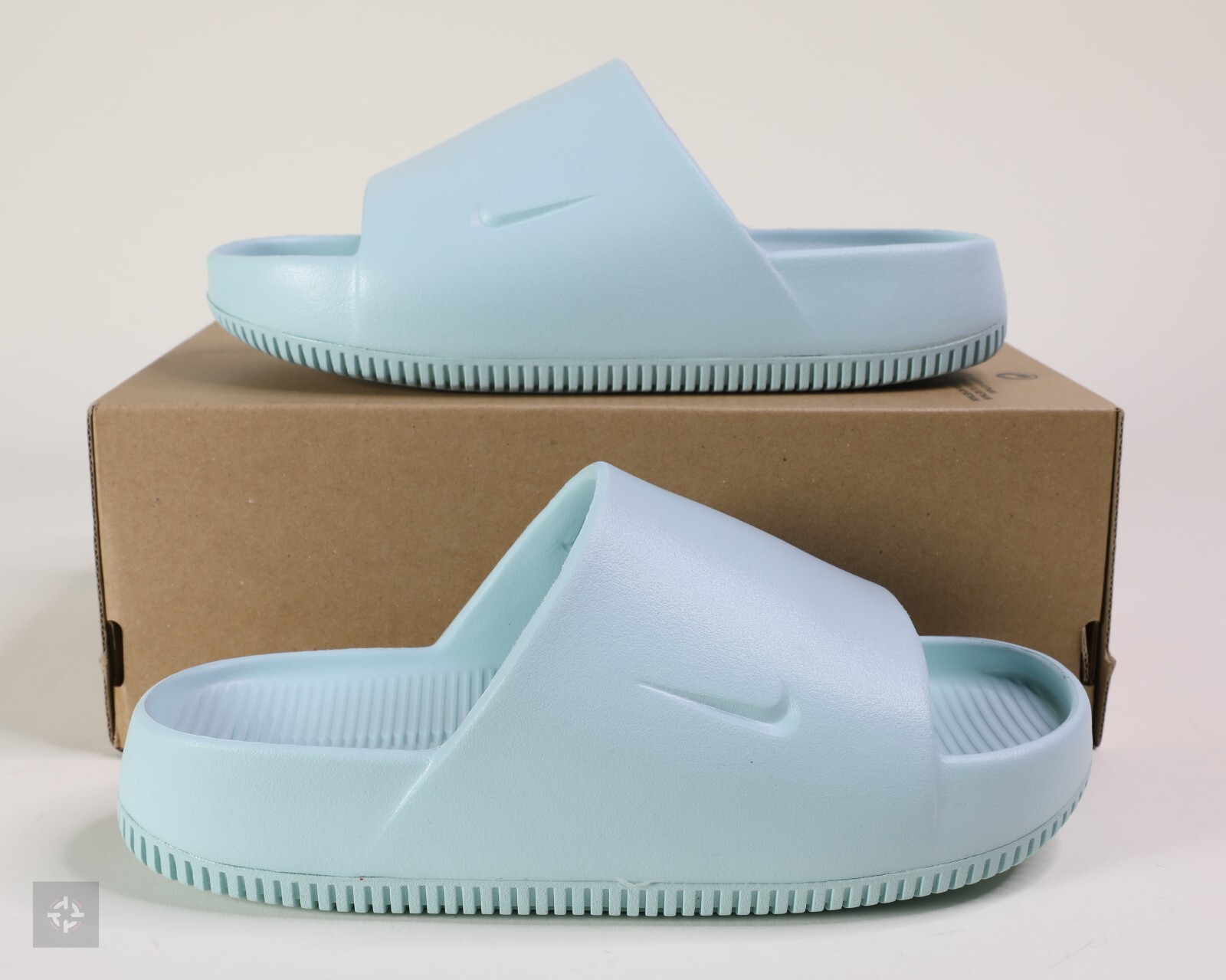 Nike Calm Slide Jade Ice Green Casual Slip On Sandal Women's