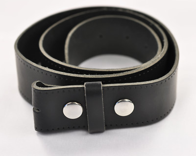 Alchemy Gothic Black Leather Belt Strap - Size Small (28'' to 34'' Waist)