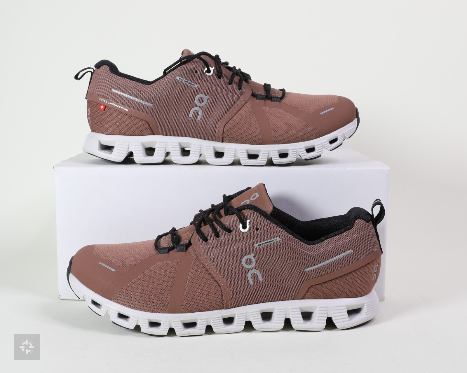 On Cloud 5 Waterproof Cocoa Frost Running Shoes Women's Size On Cloud 5 Waterproof Cocoa Frost Running Shoes Women's Size