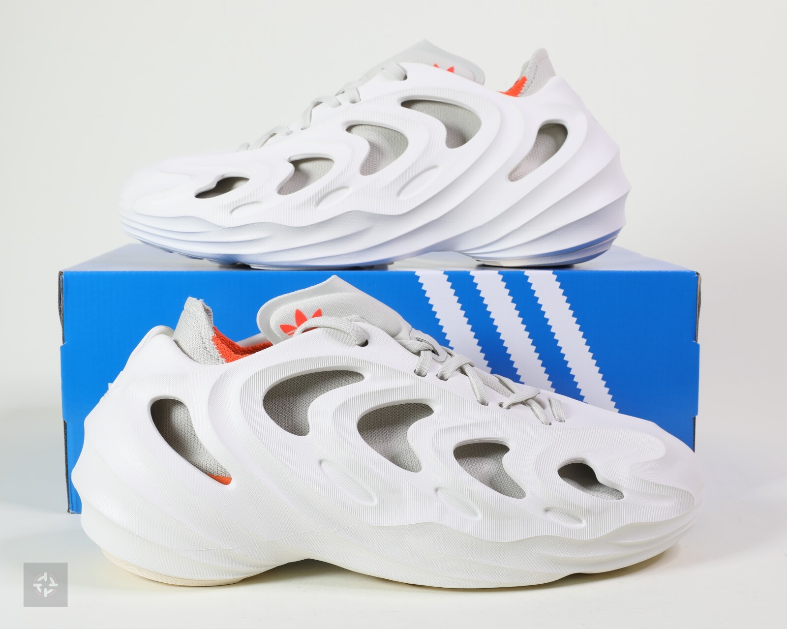 Adidas adiFOM Q Off White Aluminum Orange Athletic Shoes