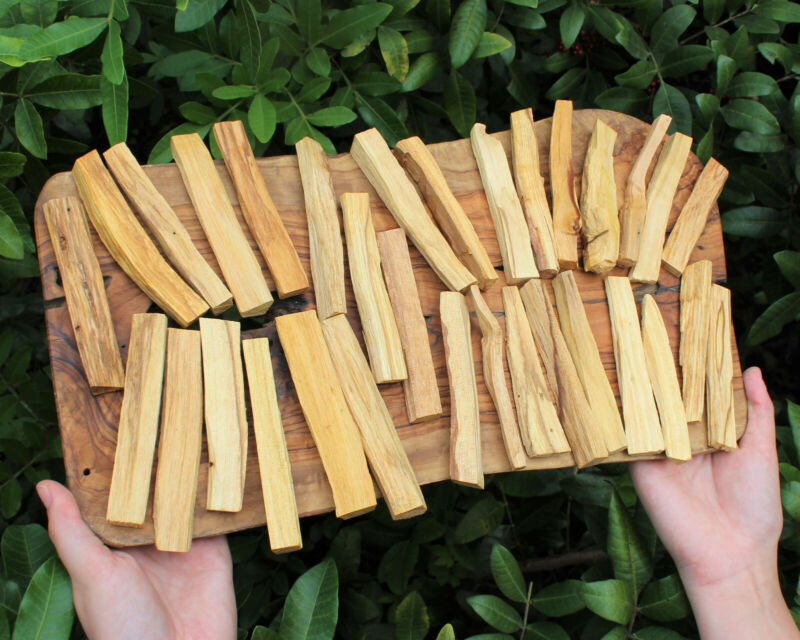 25 Stick Bulk Lot Palo Santo Wood (Incense Smudging Cleansing Blessing)