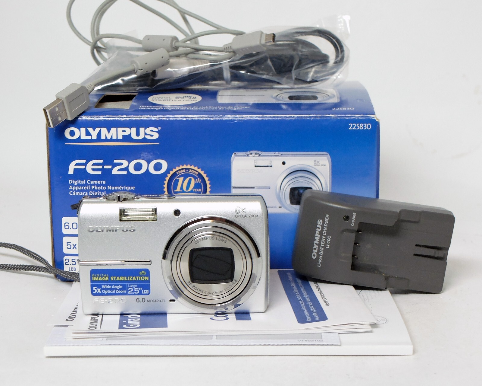 ✨美品✨ Olympus CAMEDIA FE-200 Olympus Camedia FE-200 6.0MP 5x Point and Shoot Digital