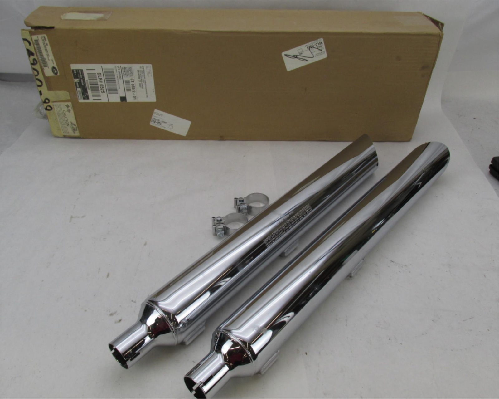 【USED】TARGET SCREAM 19g Harley Davidson Screamin Eagle NOS FLSTS Slash Down Exhaust