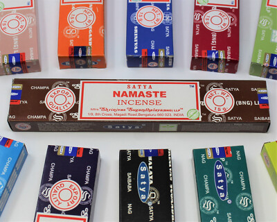 Satya Incense Sticks 15 gm Mix & Match BUY 5 GET 5 FREE! (10 in Cart) Nag Champa