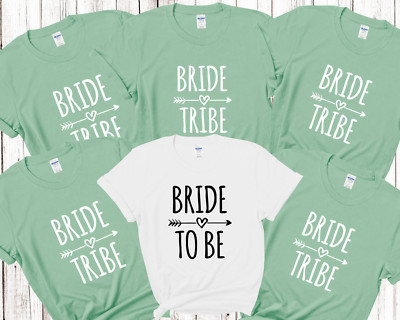 Bride Tribe Hen Party T shirts Bridal Party Shirts Matching Bachelorette Party 2
