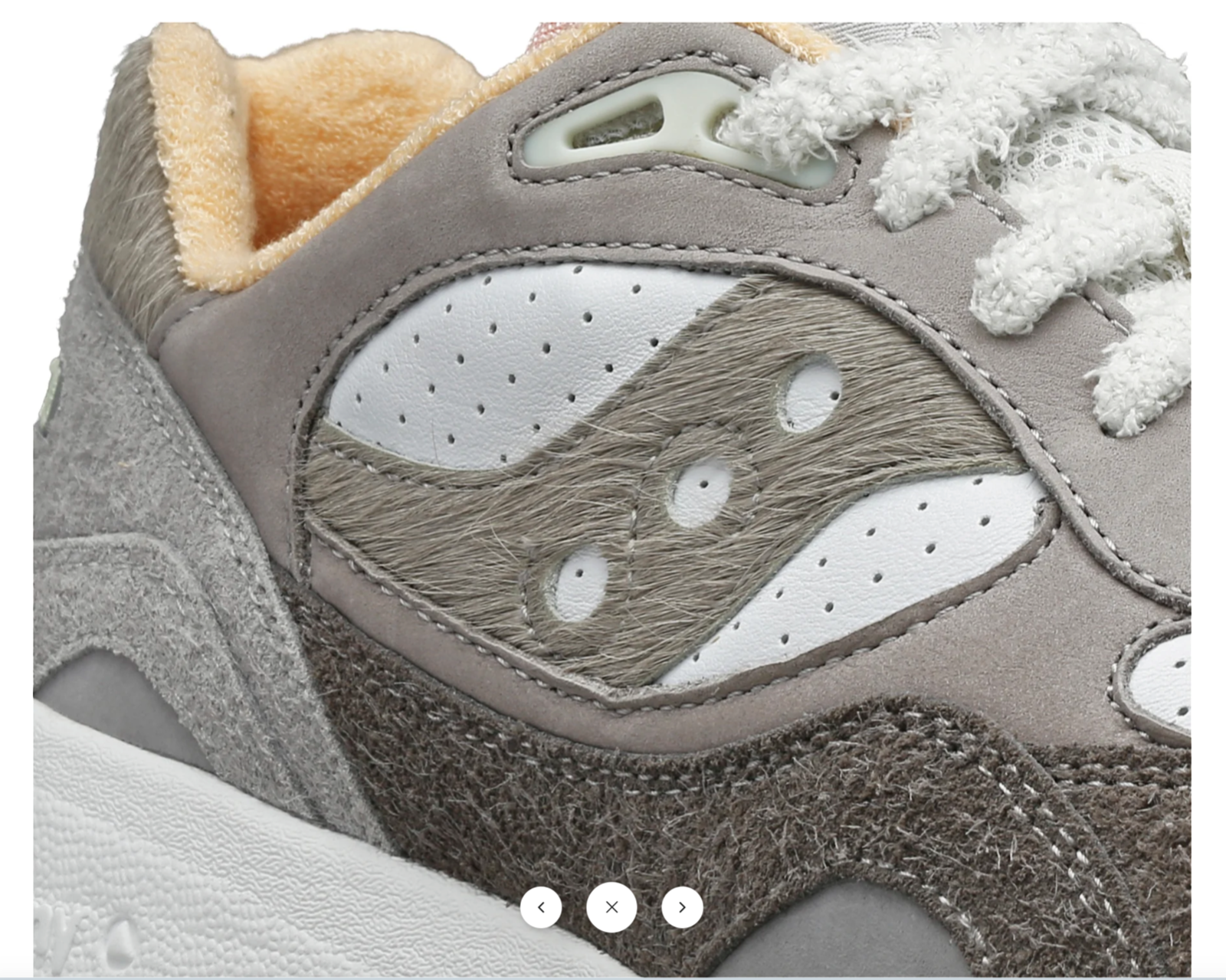 Pre-owned Saucony X Maybe Tomorrow Shadow 6000 Mens Kith (new Balance 990 Style) Size 10.5 In White