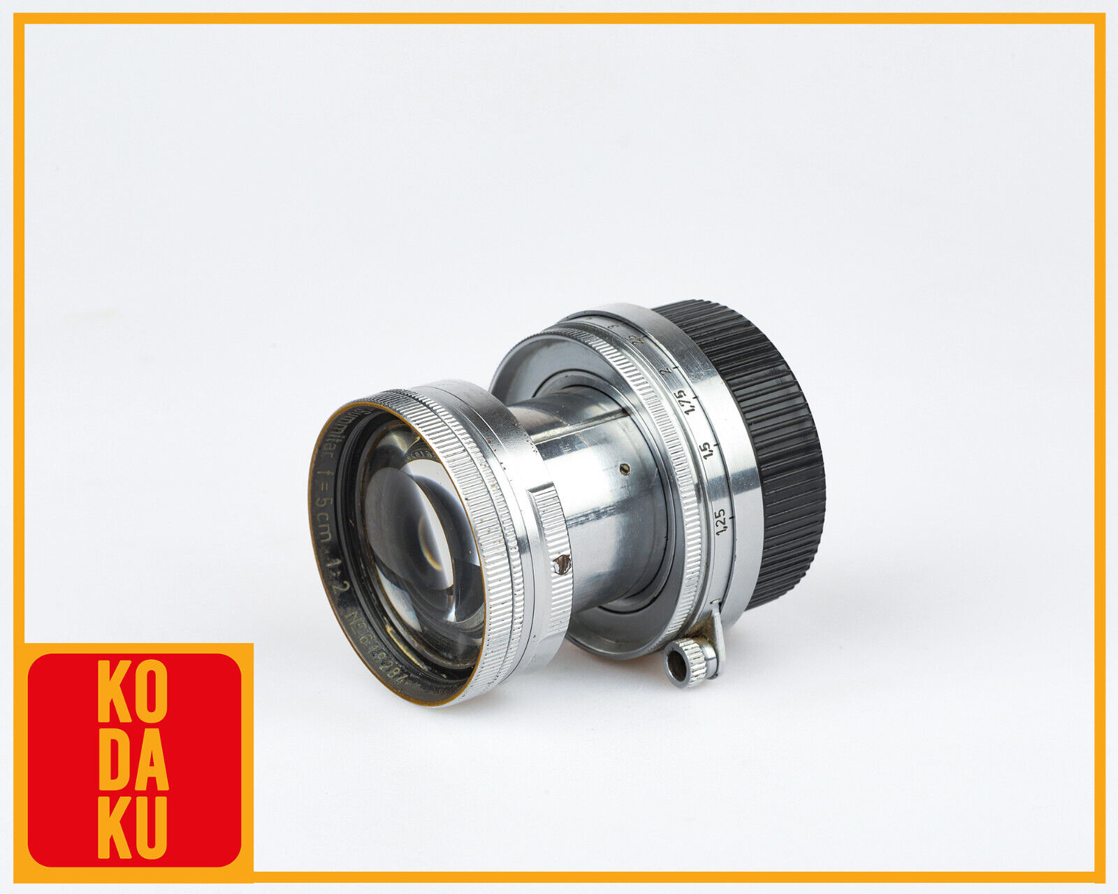 Leica Leitz Summitar 50mm 5cm F2 Lens Uncoated L39 Leica Leitz Summitar 50mm 5cm F2 Lens Uncoated L39