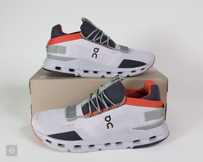 On Cloudnova Silver Orange Cloudtec Athletic Shoes Mens K3