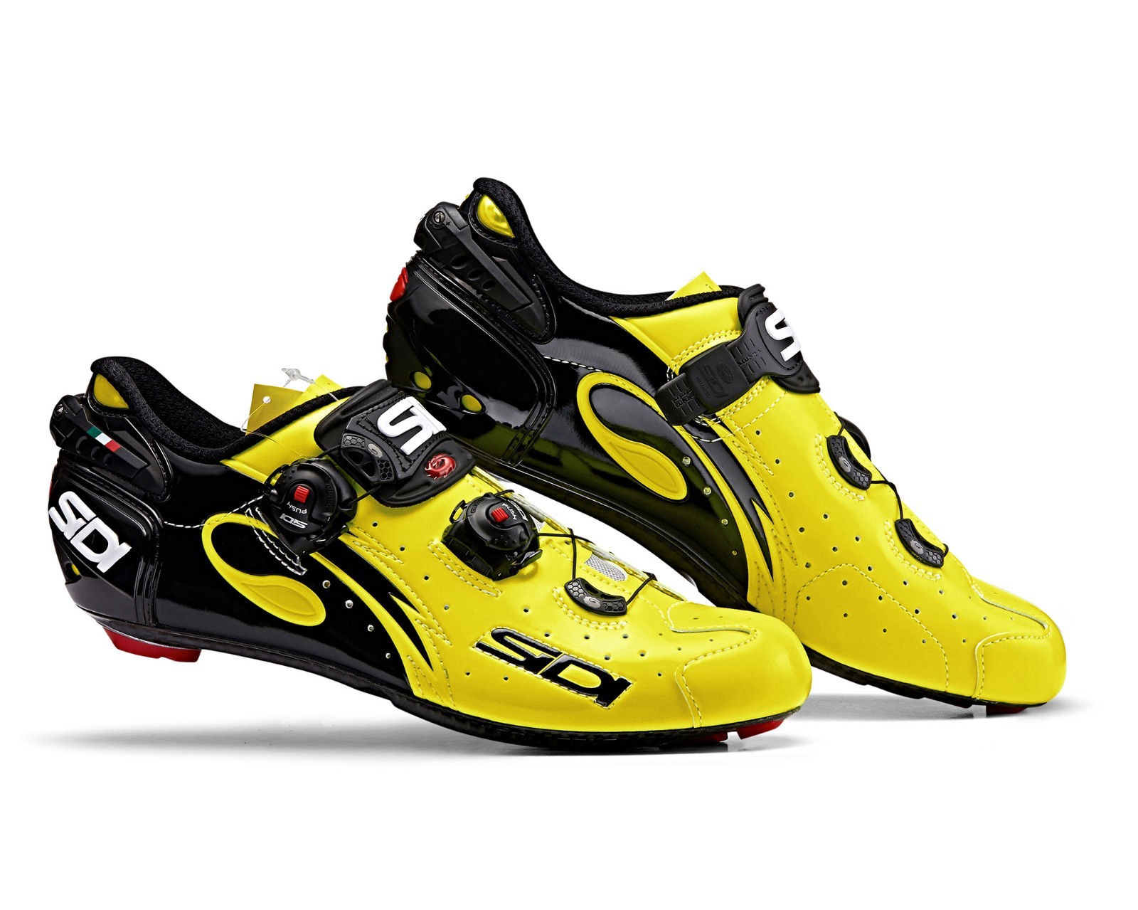 sidi kaos road shoe yellow fluo