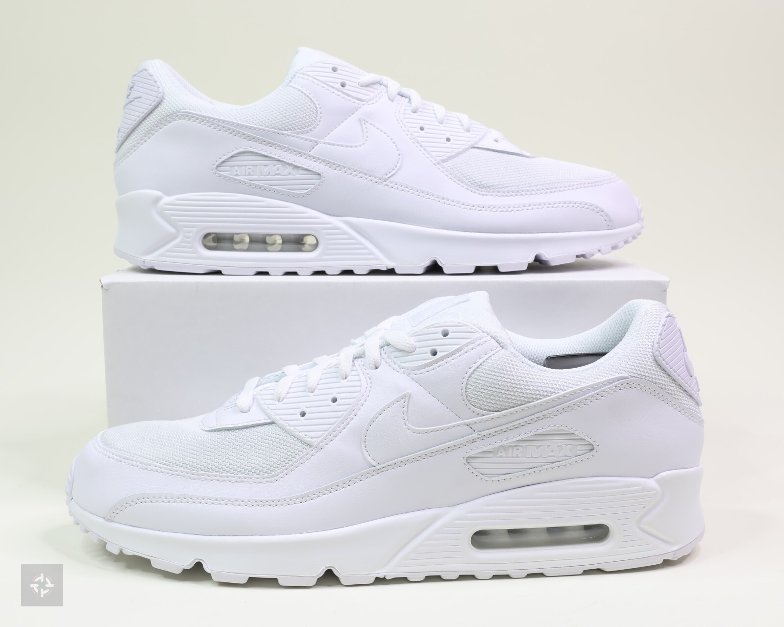 all white nike max