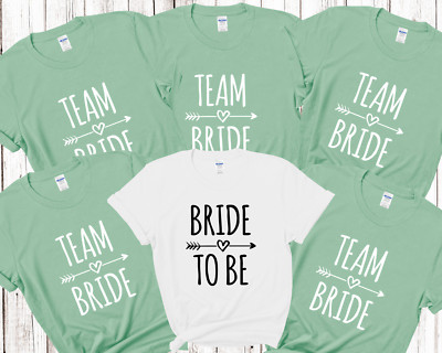 Team Bride Hen Party T shirts Bridal Party Shirts Matching Bachelorette Party 2