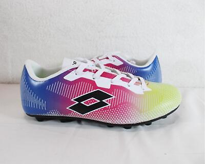 Lotto Italian Sport Youth Girls Soccer Multi Color Soccer Cleats 8352YMC NEW