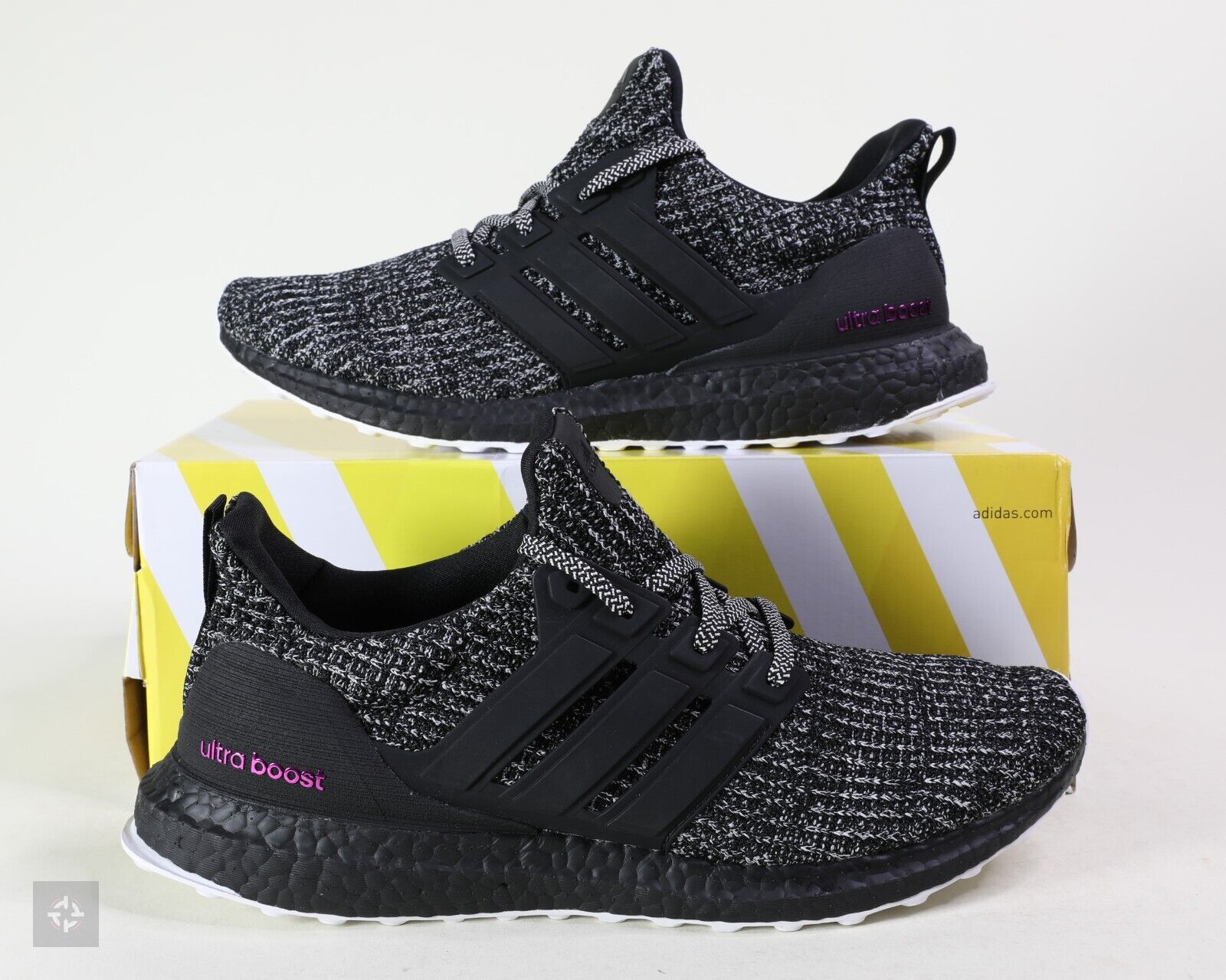 Adidas Ultraboost 4.0 BCA Black Pink White Shoes Running Adidas Ultraboost 4.0 BCA Black Pink White Shoes Running