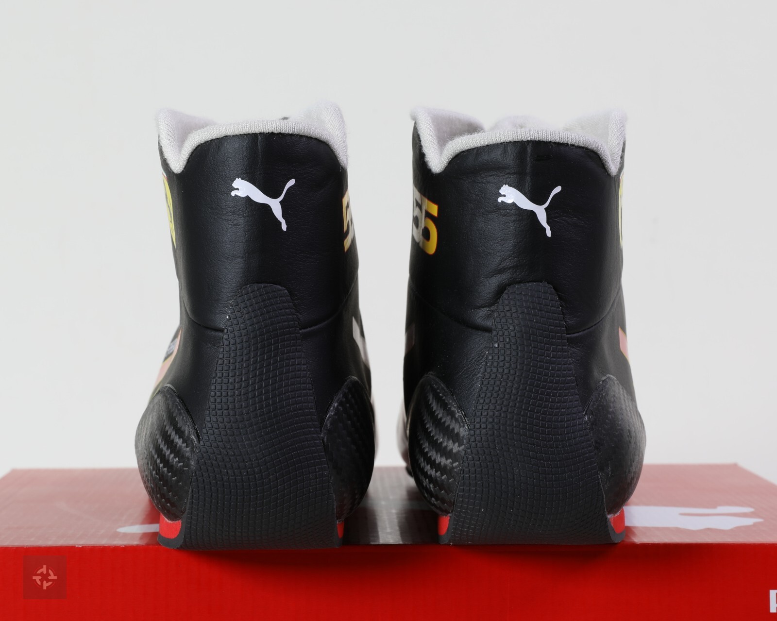 Pre-owned Puma Ferrari Speedcat Pro Sainz F1 2022 Racing Shoes Men's Size 8-11 (307934-01) In Black