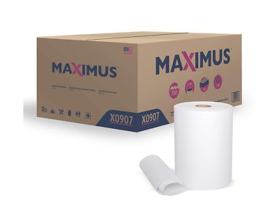 Maximus X0907 High Capacity 10'' Premium Recyled TAD Alternative Roll Paper To...