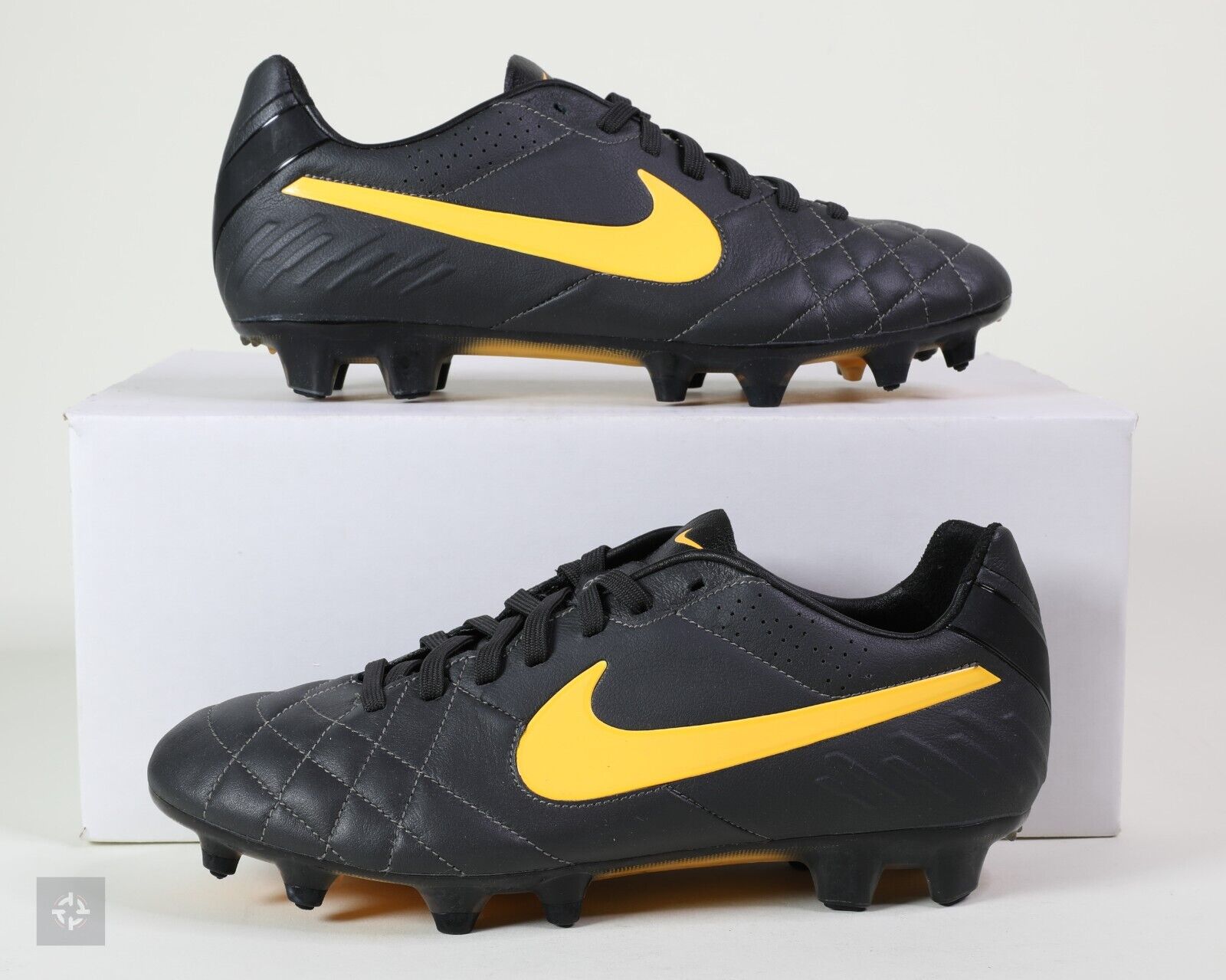 Nike Tiempo Legend 4 Elite FG Black Soccer Cleats Men's Size Nike Tiempo Legend 4 Elite FG Black Soccer Cleats Men's Size