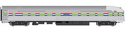 WalthersMainline 85' Budd Observation Amtrak - HO Scale Model Train Passenger