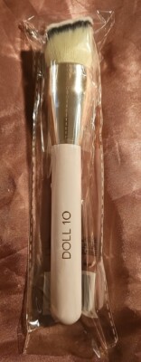Doll 10 Skin Full Coverage Buffing Brush Foundation Pink - Full Size New