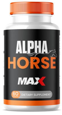 Alpha Horse Pills for ED Men Alpha Horse Male for ed & Vitality 60ct 1 Bottle