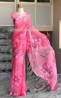 Saree Party Designer Pakistani Heavy Women Sari Wedding Indian Bollywood