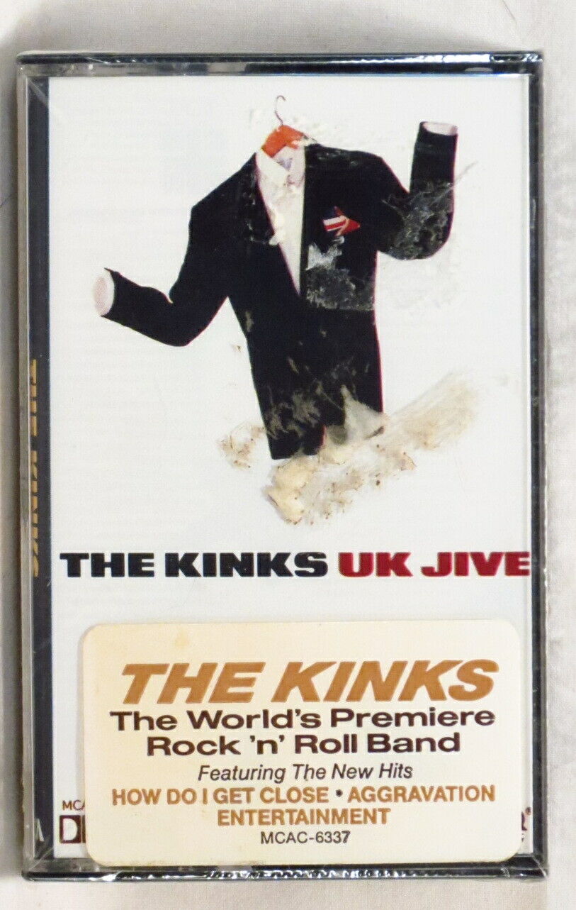 KINKS – UK Jive 1989 1st US MCA cassette SEALED Ray Davies KINKS – UK Jive 1989 1st US MCA cassette SEALED Ray Davies