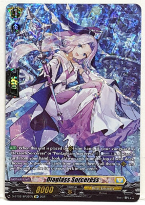 Bushiroad Cardfight Vanguard Diaglass Zauberin D-BT02/SP22EN Sp Keter Sanctuary