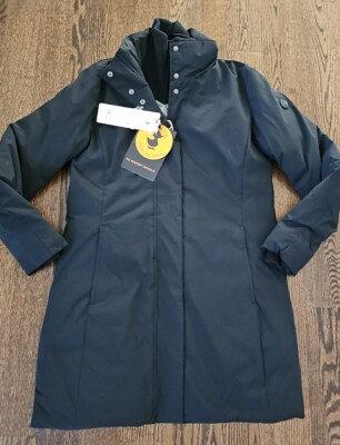 Save The Duck Matte 7 Tech Padded Mid Length Coat Jacket Black,  S, NWT!