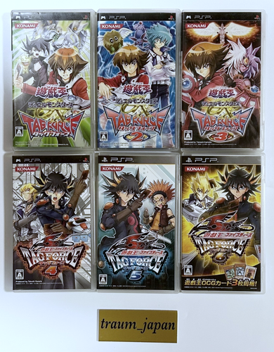 YU-GI-OH! Duel Monsters GX 1 2 3 5D's Tag Force 4 5 6 PSP