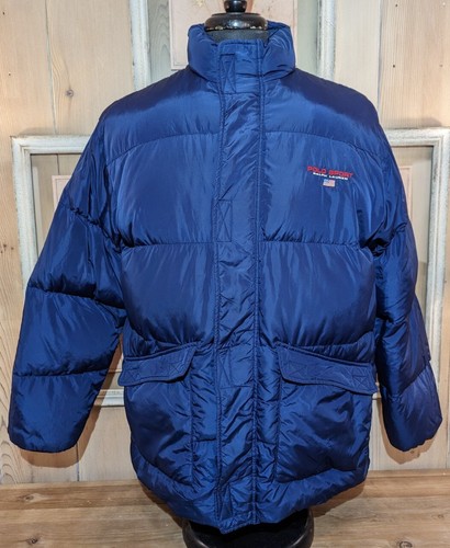 POLO SPORT RALPH LAUREN VINTAGE 90'S MENS NAVY DOWN PUFFER
