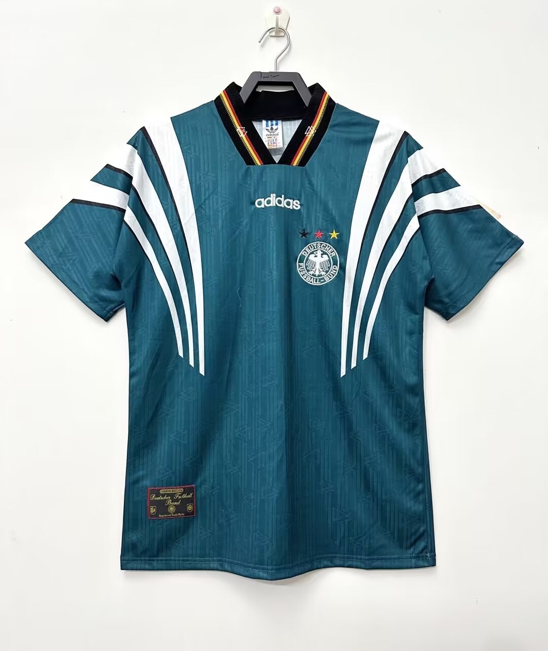 当時物！ 96-97 ドイツ代表 ユニフォーム adidas クリンスマン 1996 Adidas Germany Home Soccer Jersey Jürgen Klinsmann Men