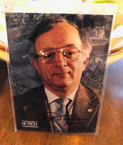 Rare 1993 Autographed Joseph S. Daddona (Mayor of Allentown, PA) Souvenir Card