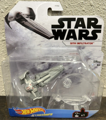Mattel Hot Wheels Die-Cast Starships - Star Wars - SITH INFILTRATOR (GWV38)