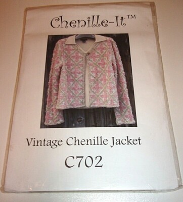 PATTERN FOR VINTAGE CHENILLE JACKET BY CHENILLE-IT