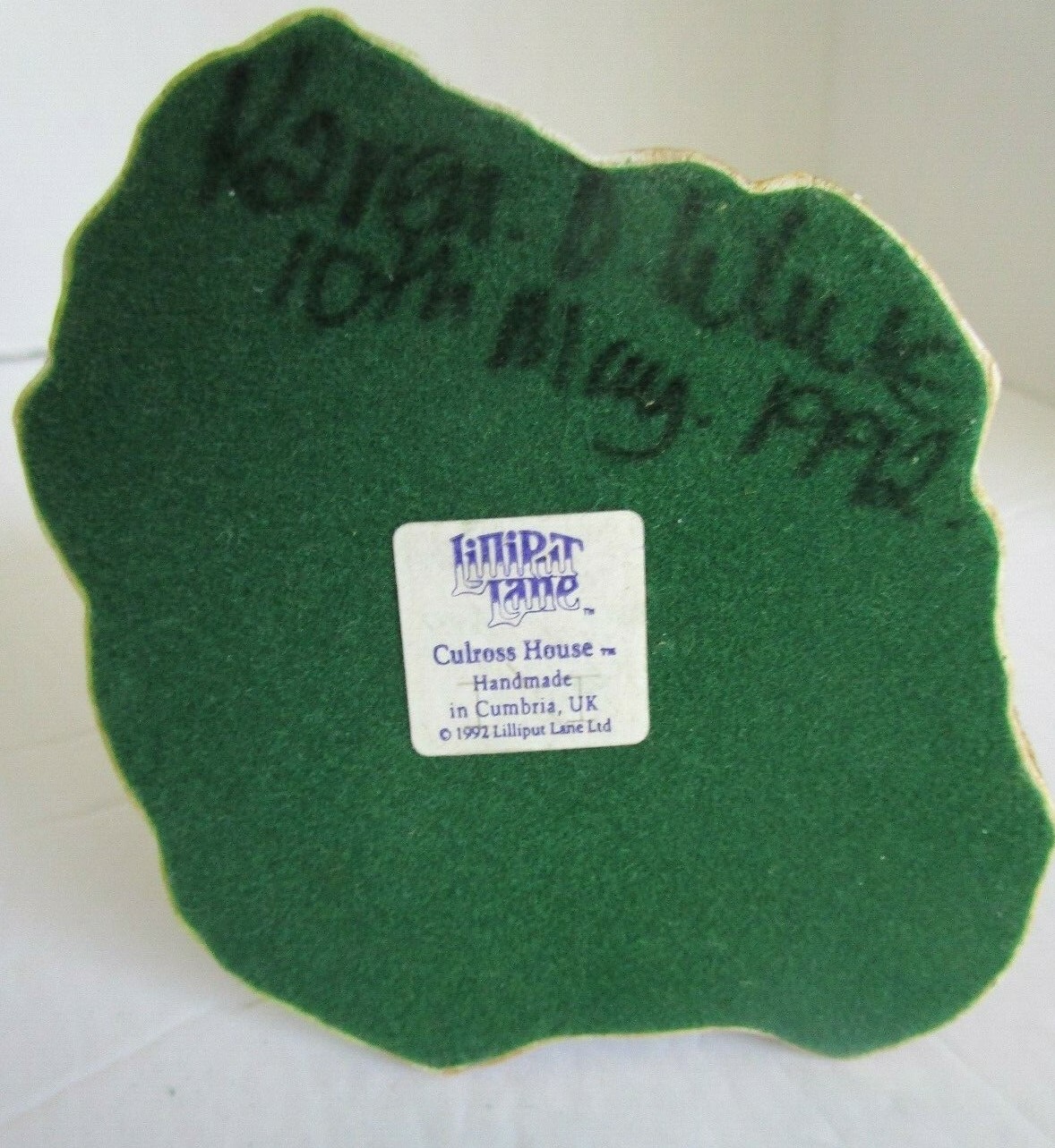 Signed Lilliput Lane Culross House 1992 Scottish Collection with Deed and Box