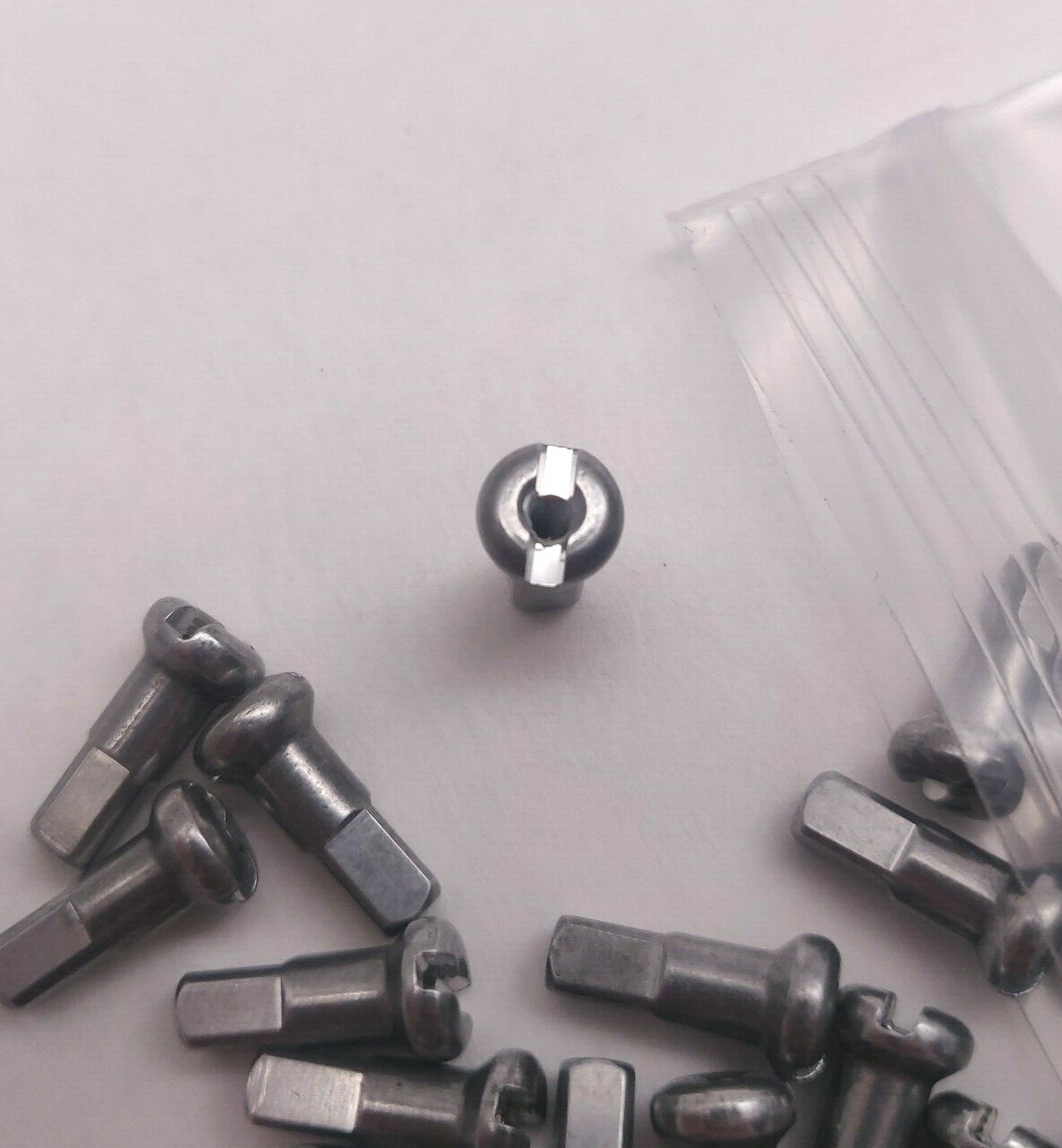 Pack of 72 Aluminum Alloy Bicycle Wheel Nipples - 14ga - Standard 11.5mm