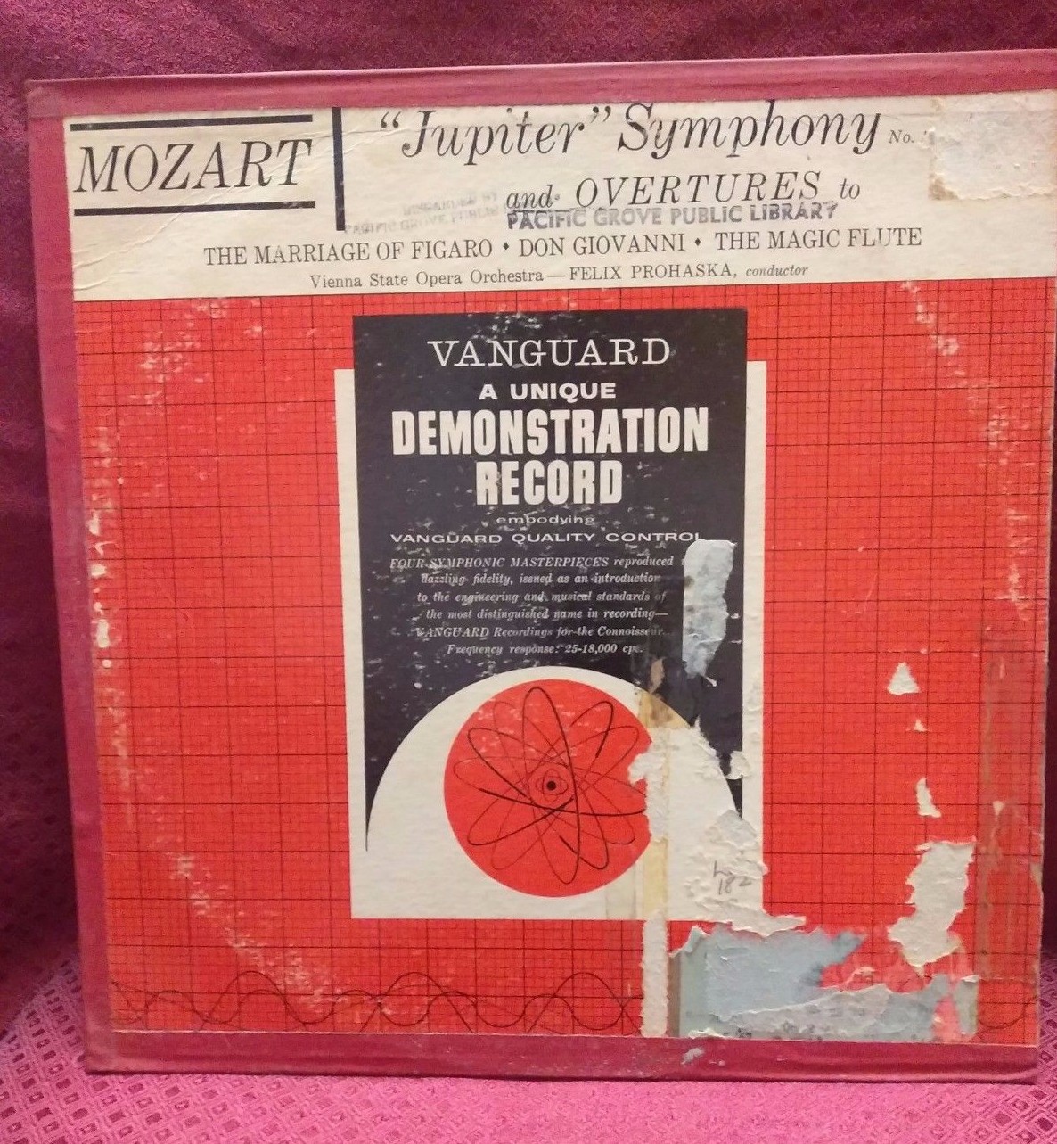 MOZART 1 世界音楽全集5 Mozart–1964-Vanguard DEMONSTRATION SRV-118 - 12”-33 1/3RPM