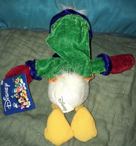 NEW Donald Duck Toy Factory Plush & Vintage Christmas Carol Donald Duck