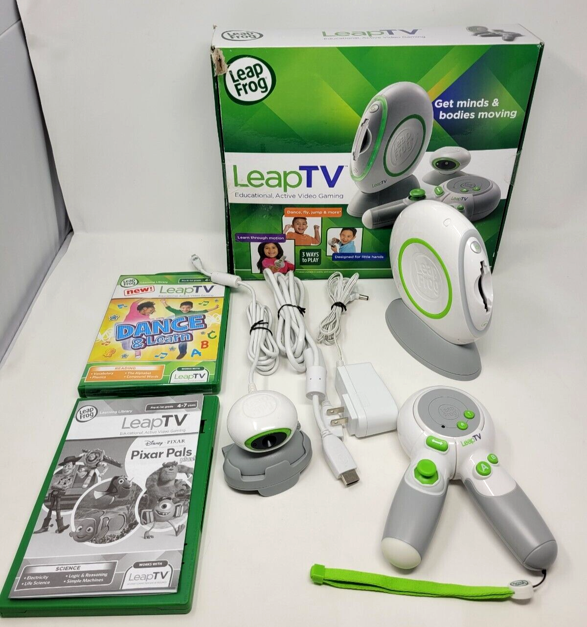 LeapFrog Leap TV Get up & Move Game Console - Complete in LeapFrog Leap TV Get up & Move Game Console - Complete in