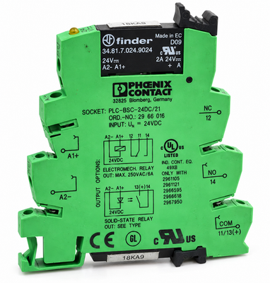 Phoenix Contact PLC-BSC-24DC/21 2966016 24VDC Relay Base Occasion Garantie 5PC