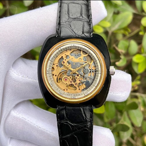 【専用】たけたけ様新品未使用/ORIAN Vintage/ガーメントダイ/ Vintage Citizen Skeleton Automatic 21 Jewels Japan Made