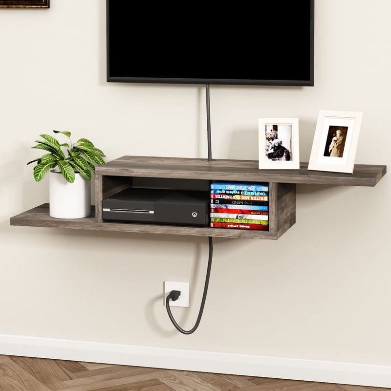 Shelf, Wall Mount Entertainment Center Media Console For Livin