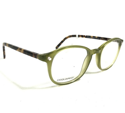 Dsquared2 Petite Eyeglasses Frames DQ5124 COL.093 Clear Green Tortoise 48-20-145
