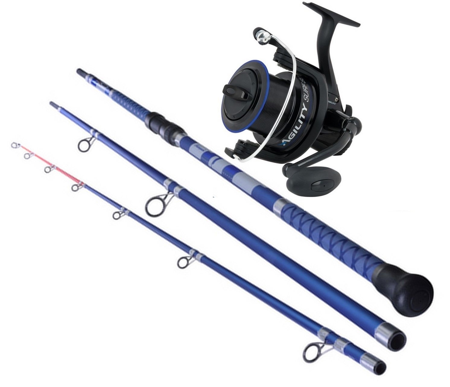 Shakespeare Agility Ft Fishing Rod Reel Combo Beach Beachcaster