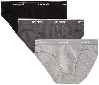 Papi Men's 3 Pack Low Rise Brief Style 554101