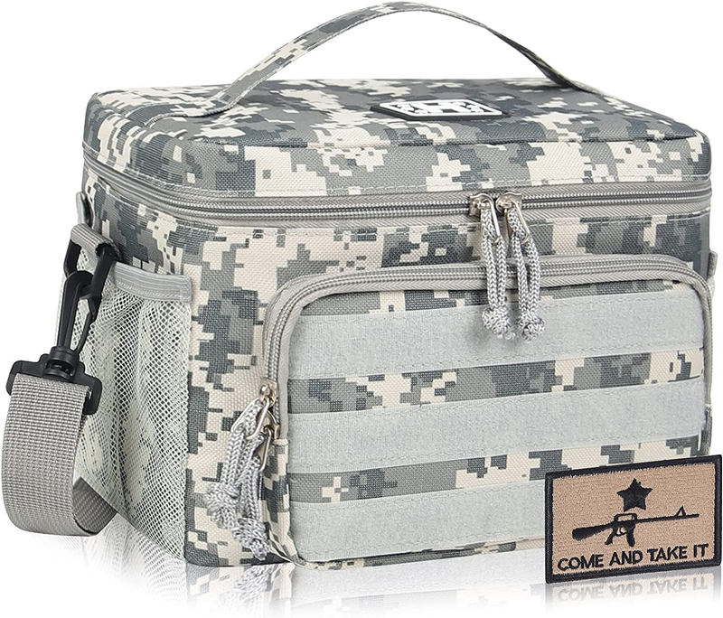 Camouflage Lunch Box For Men Tacticism Insulated  Bag Adult 