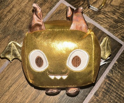 2022 Pet Simulator X Gold Metallic Luna Dragon 4'' Plush Phatmojo NO CODE
