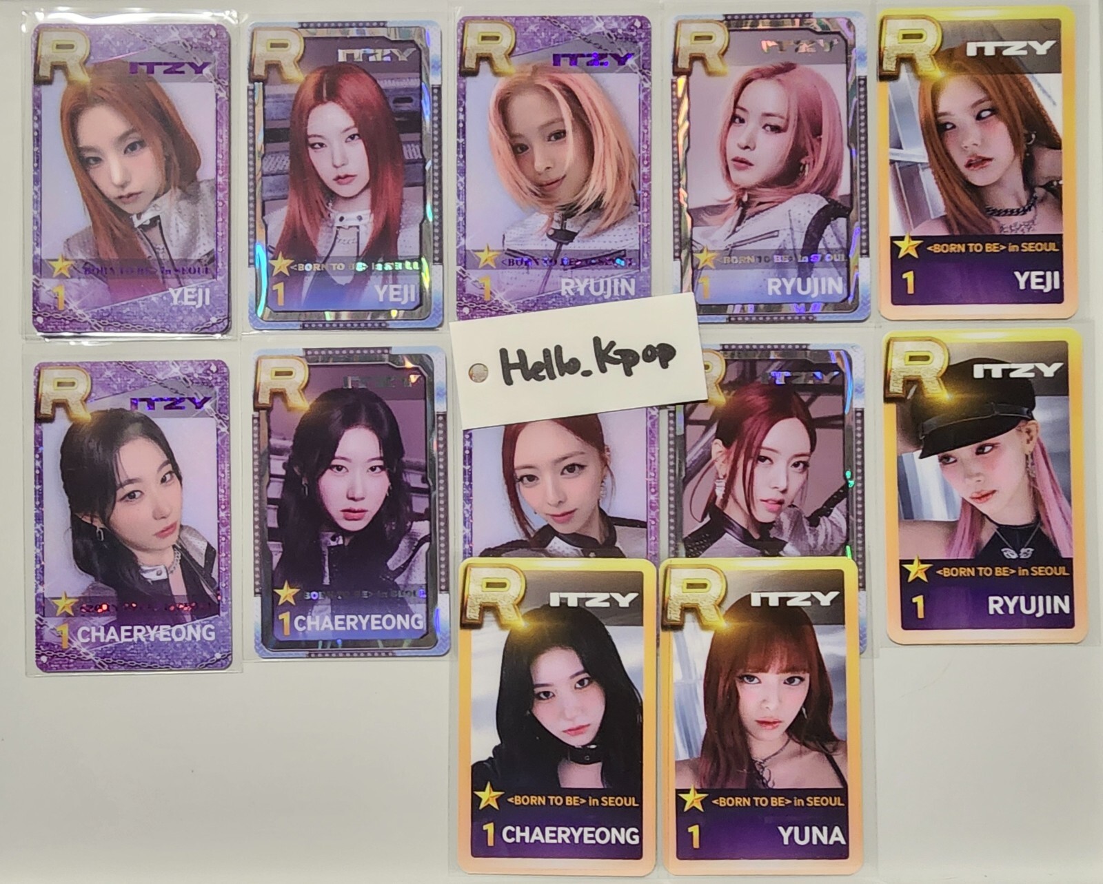 ITZY YUNA、YEJI トレーディングカード、アルバム2冊 Yuna Yeji Unit Official Photocard Itzy Mini Album Cheshire